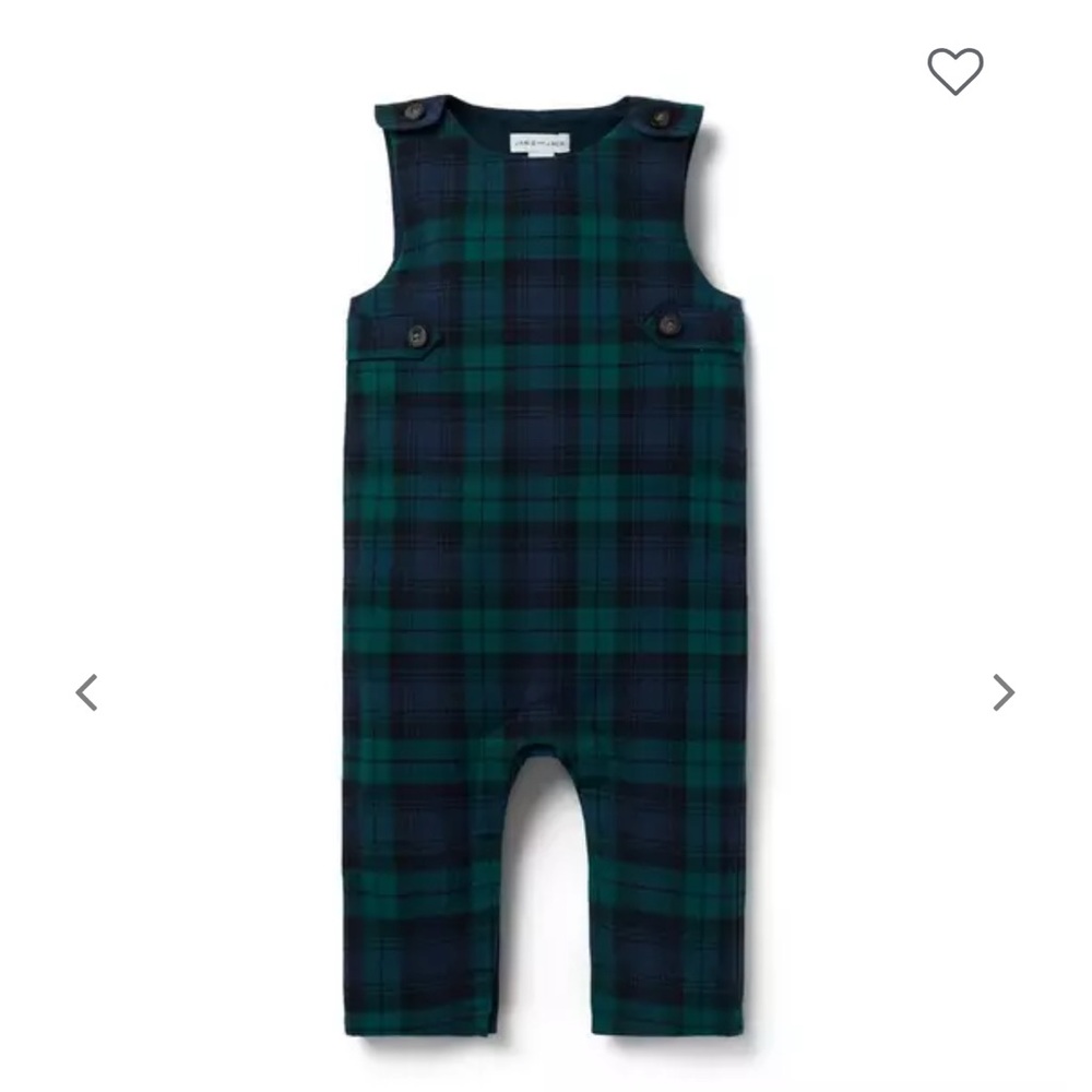 Tartan Baby Overall
